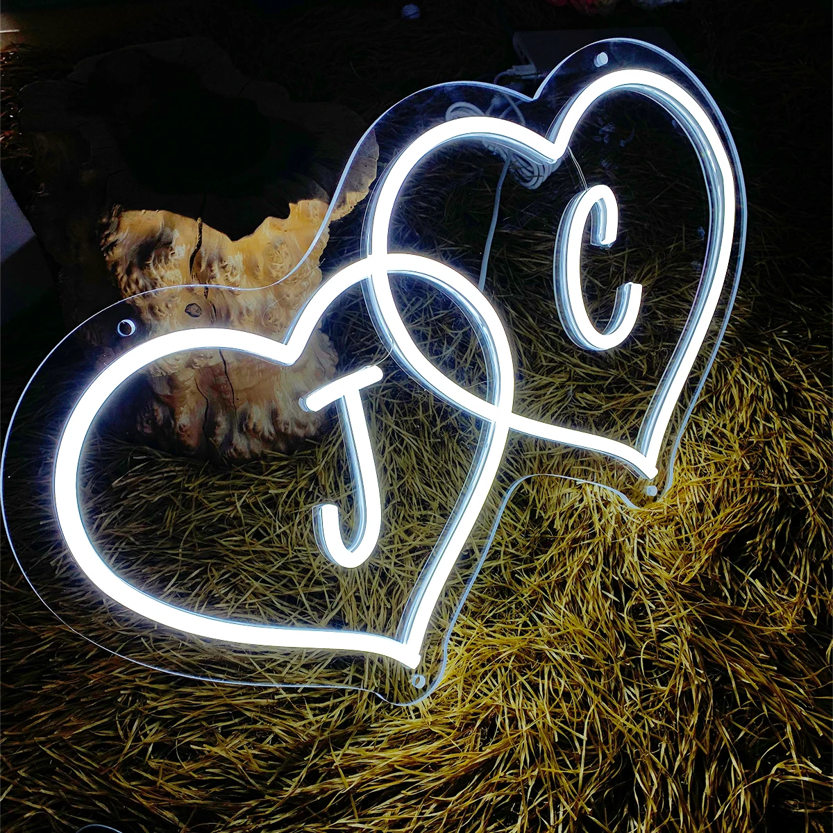 The cross shape neon lamp is suitable for the festive atmosphere hall decoration Halloween room atmosphere neon lamp