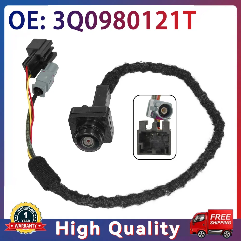 OE 3Q0980121T Car Rear view Parking Reversing Assist Camera For Seat Leon 5F 2017 Auto Accessories With Stand