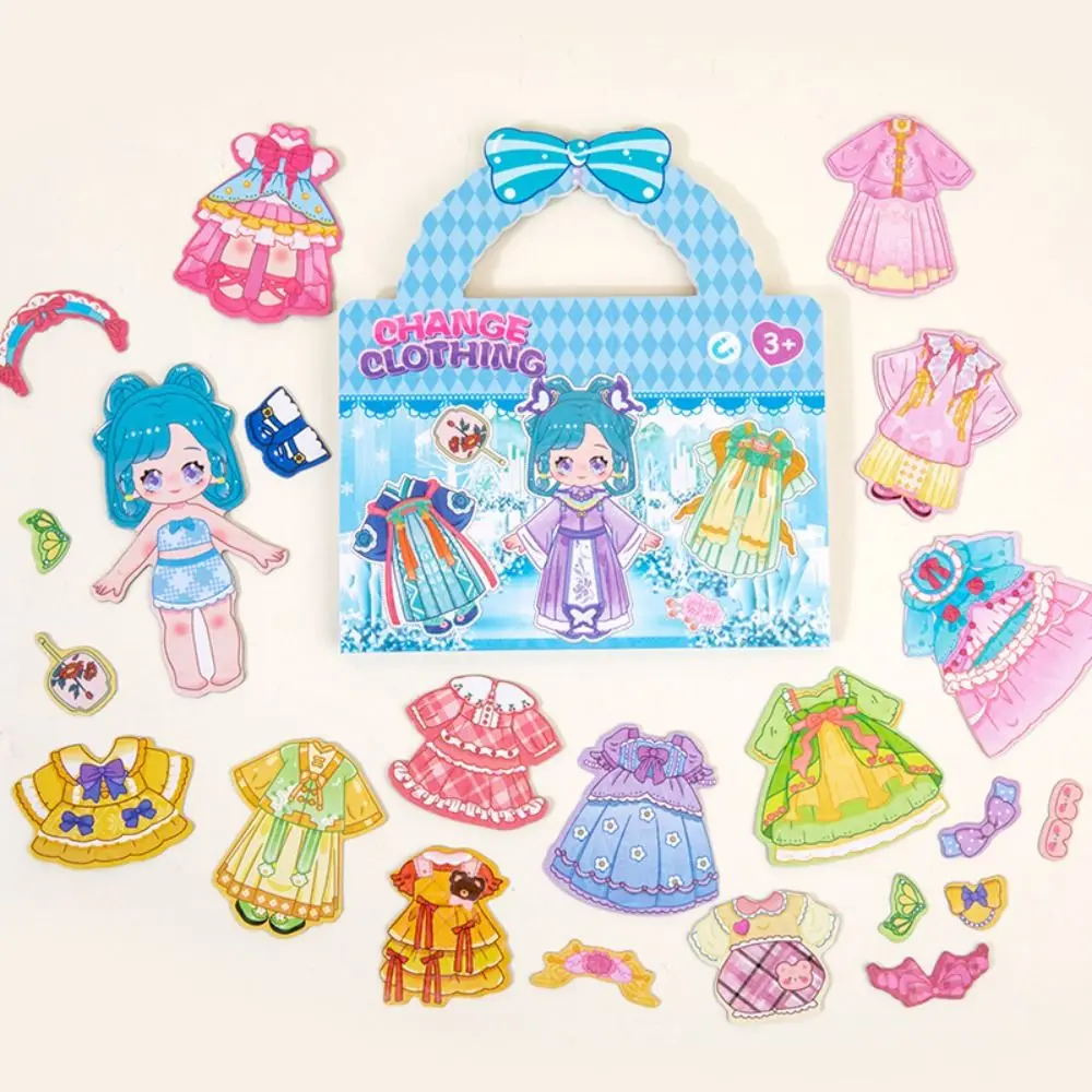 Cartoon Cartoon Sticker Book Three-Dimensional Paper Sticker Quiet Book Cute Decorative Cartoon Quiet Book Children Gifts