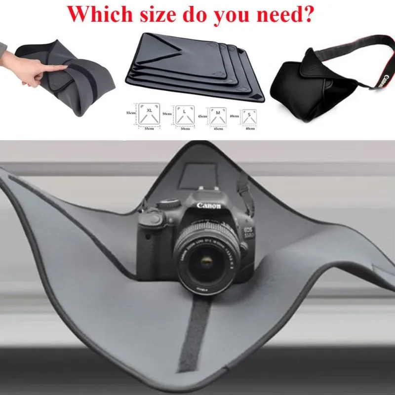 كاميرا مقاومة للماء التفاف القماش الغطاء الواقي حقيبة الجسم لكانون سوني نيكون DSLR