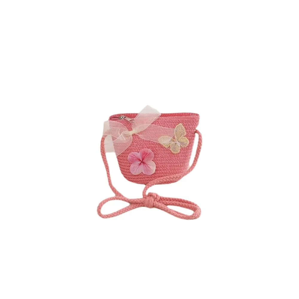 

Phalaenopsis Orchid Summer Children Beach Hats Butterfly Sun Protection Wide Brim Straw Hat Sunshade Fisherman Hat Lace