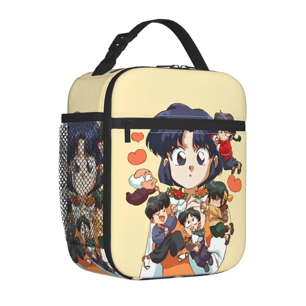 Manga Ranma Insulated Lunch Bag Leakproof Adventure Martial Comedy Reusable Cooler Bag Lunch Box Tote Work Picnic Food Handbags
