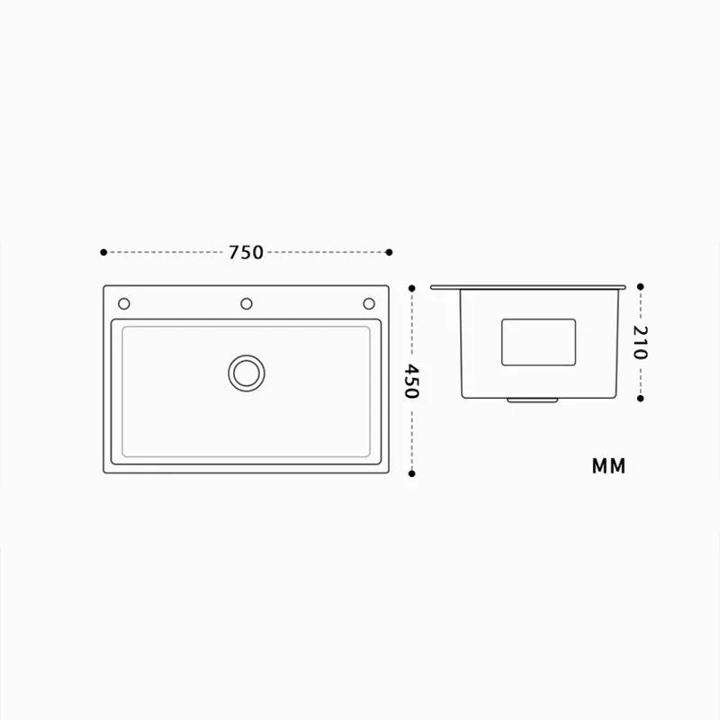 Chinese Stainless Steel Kitchen Sinks for Restaurant Sink Smart Luxury Creative Design Kitchen Accessories Sink for Kitchen