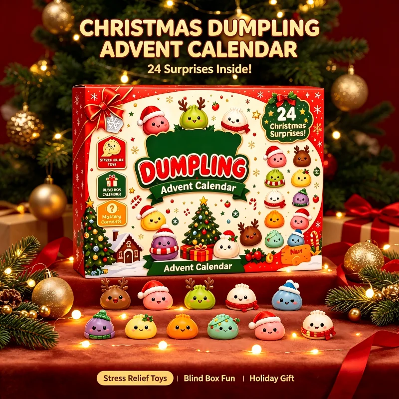 Advent Calendar Gift - Christmas Mini Squishy Advent Calendar 24Pcs