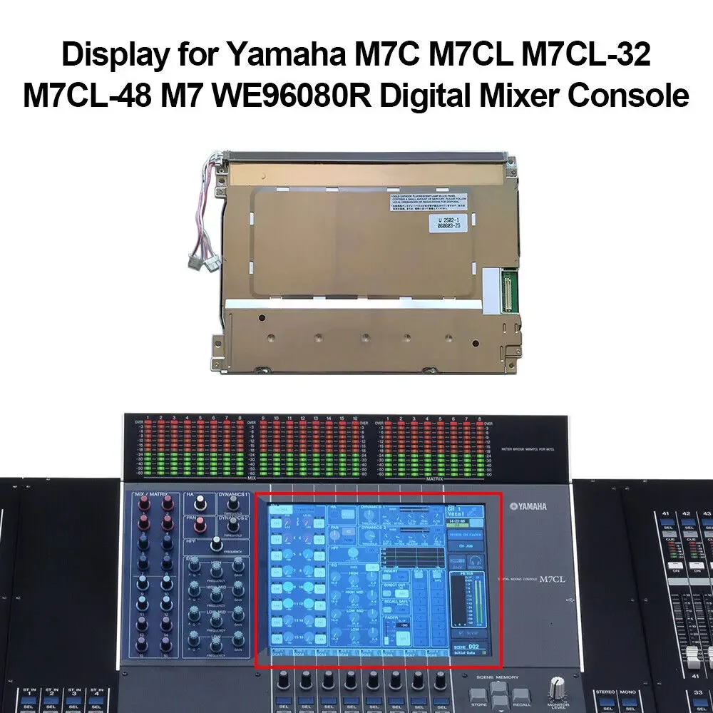 LCD Display for Yamaha M7C M7CL M7CL-32 M7CL-48 M7 WE96080R Digital Mixer Console