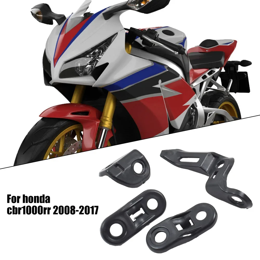 Fixing Brackets 4x Fairing Front Reliability Trunk Lids ABS Accessories Exterior Parts For Honda CBR1000RR 08-16