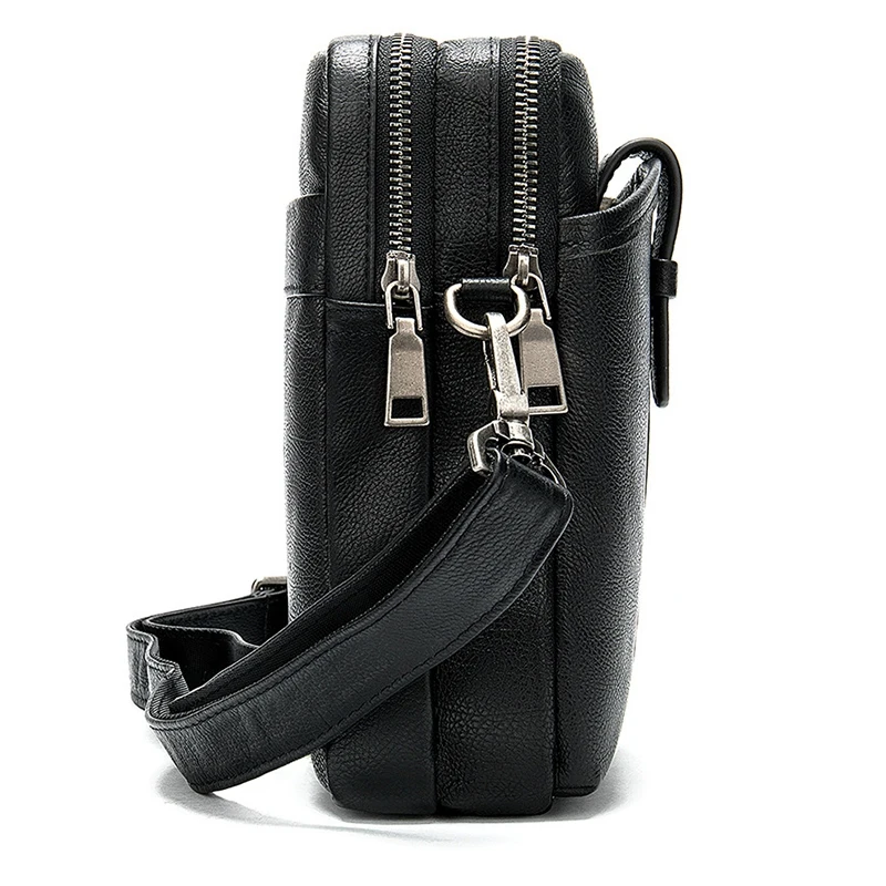 Umhängetasche Herren Leder Umhängetasche für Herren Vintage Designer kleine Handtasche für Herren Echt leder Umhängetaschen