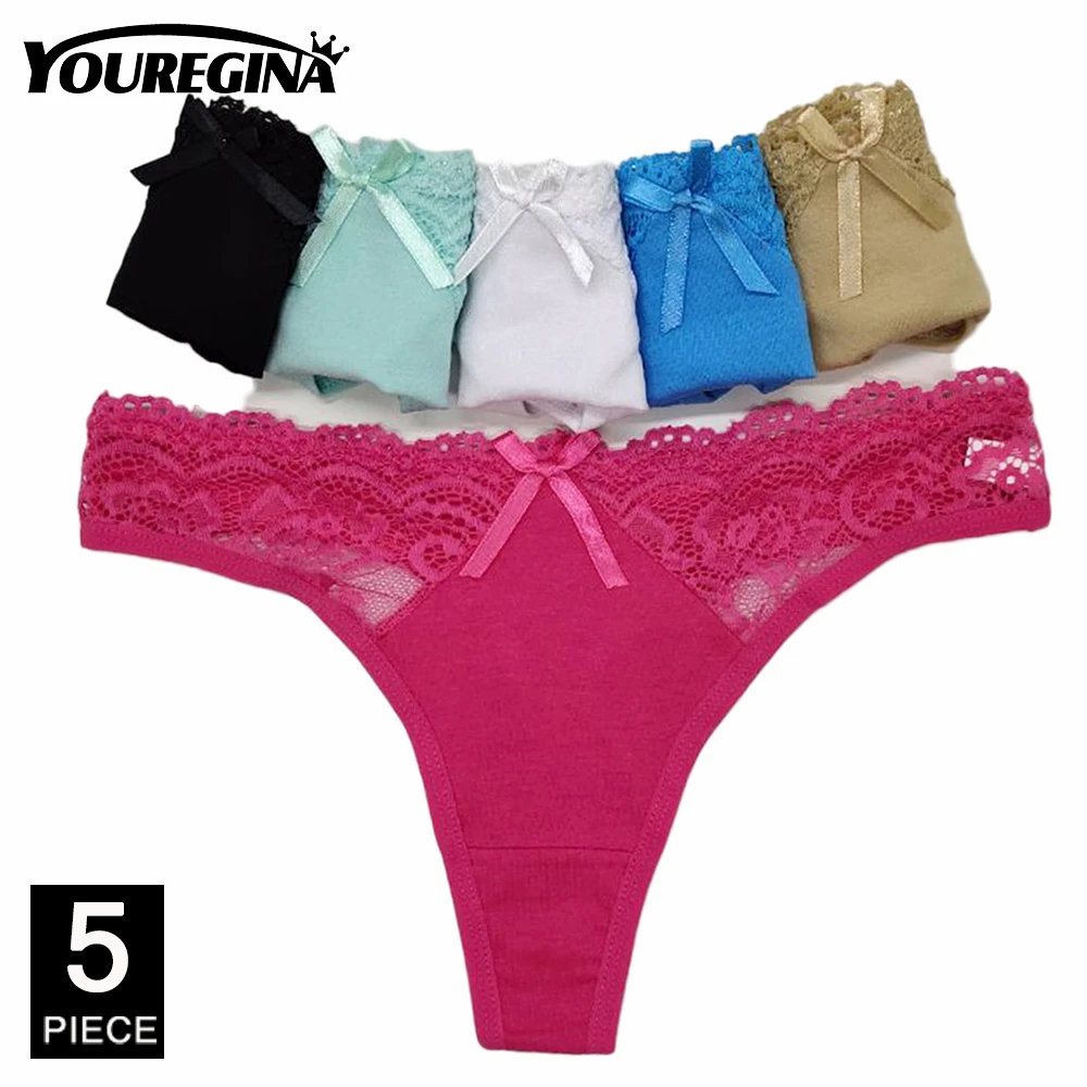 

Sexy Women Thongs G-strings Underwear Panties Lace T-Back Low Waisted Hollow Elastic Ladies Knickers M L XL 10 pcs/lot