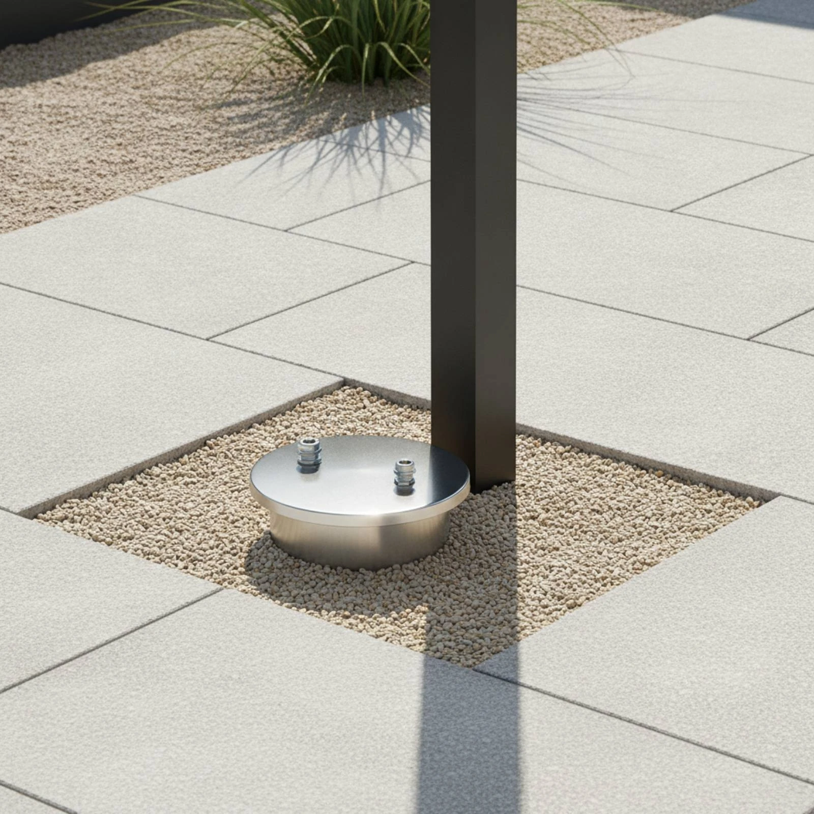 Outdoor Lighting Electrician - Stainless Steel Transformer Housing Slim Round