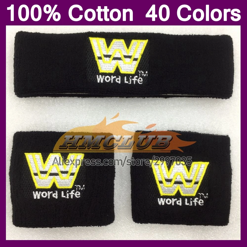 3pcs/Set HOT Sweatband Headband Elastic Sport Wristband Gym Brace Support Sweat Band Tennis Volleyball Wrist Wrestling Protector