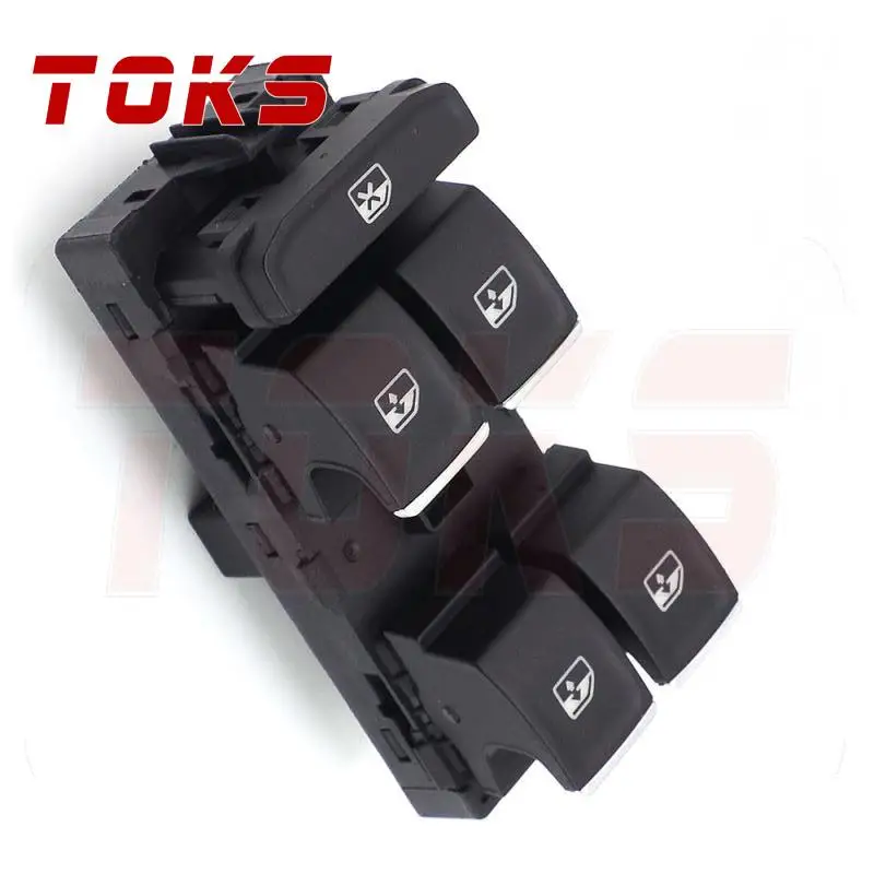 

TOKS 5GG959857C Front Left Driver Side Power Window Switch 5G0959857 for VW Golf Mk7 Passat B8 Tiguan Touran 2016- Auto Parts