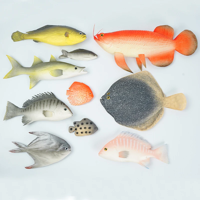 1pc Fake Red Carp Crucian Carp Arowana Simulation Fish Model Toy Hotel Seafood Aquarium Restaurant Decorative Photography Props