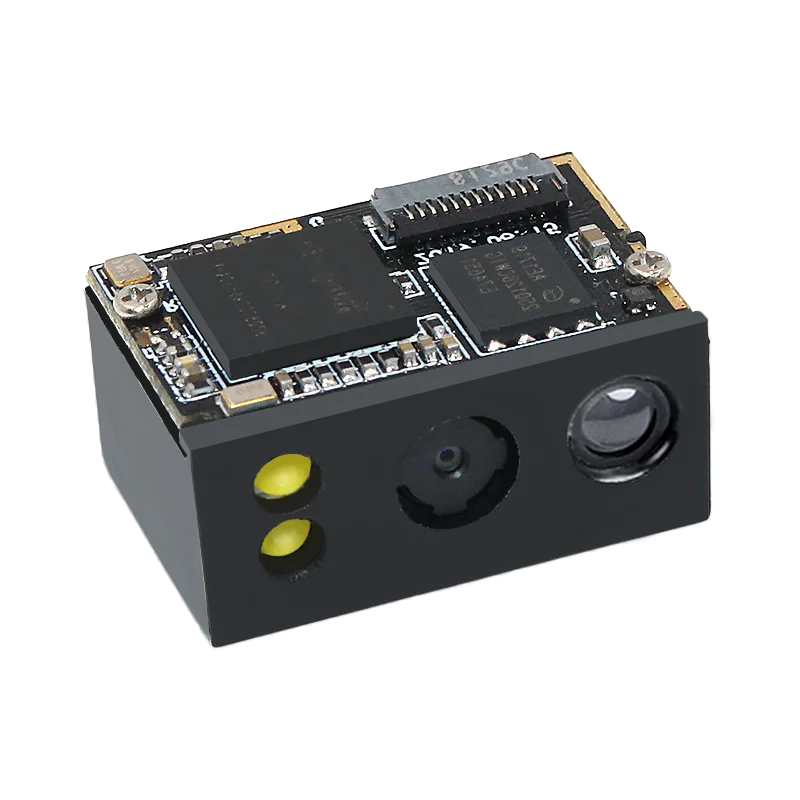 Scanner de código de barras 2D portátil com fio USB com base de suporte Leitor de código de barras 2D com economia de status