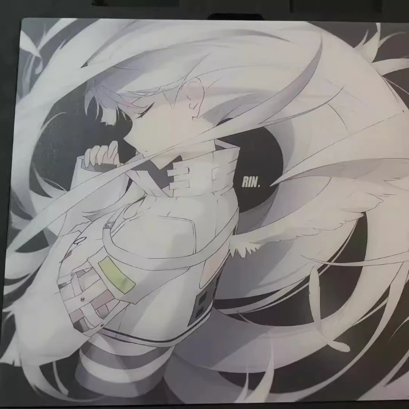 Tempered Glass Mouse Pads Customized RIN Anime Gaming Mats Larg Size Desk Pad for PC FPS Gaming Mouse Pad Offices Accessories