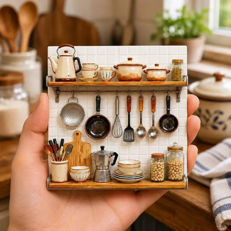 3D Retro Refrigerator Magnets Creative Kitchen Themed Resin Ornaments for Fridge Whiteboard Locker Decor Souvenir Gift