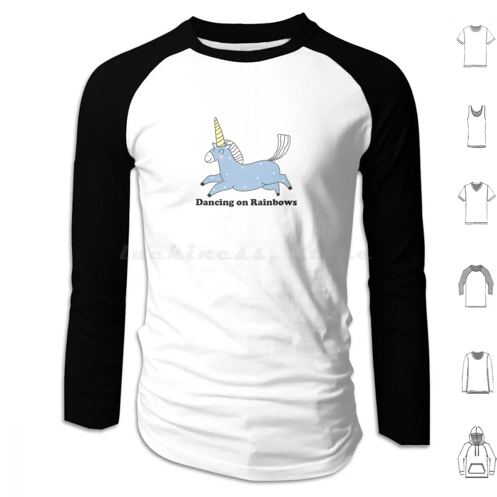 A Dancing Unicon Hoodie cotton Long Sleeve Unicon Dancing