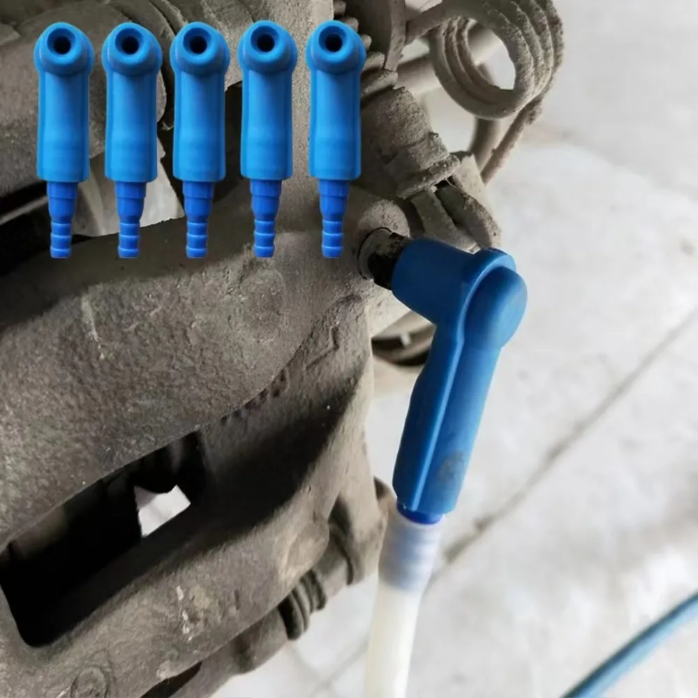 

5pcs Brake Fluid Change Plastic Tool Brake Fluid Parts Pump Oil Bleed Replacement Special Connector for Car Repair Accessories