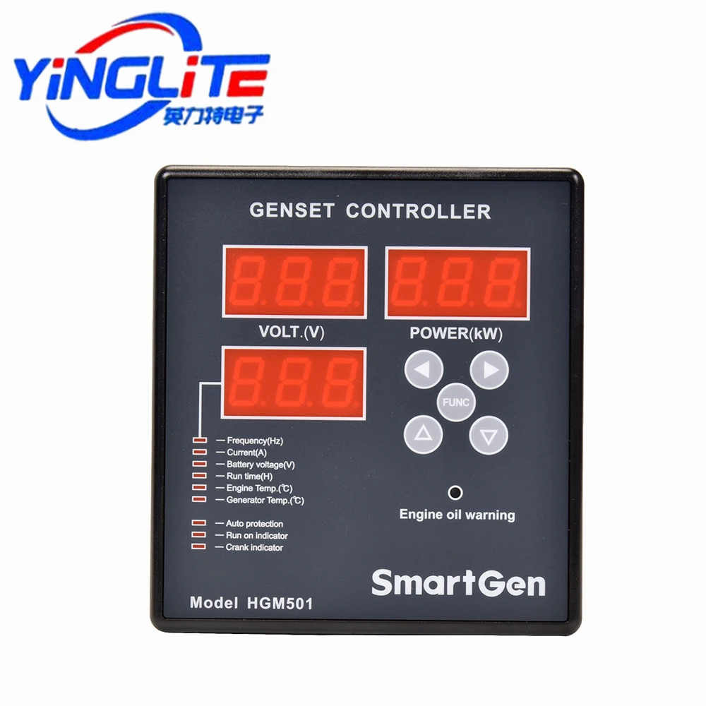 HGM501 Gasoline Genset Single Phase Generator Auto Start Stop kipor Small Digital Controller HGM501-S03