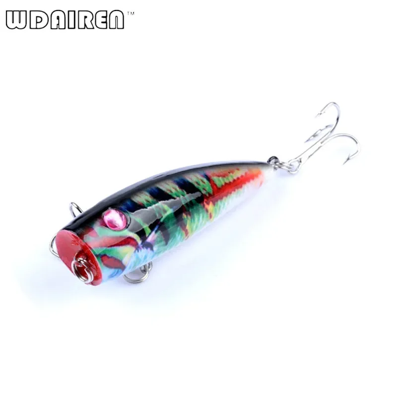 1 Pc Topwater Popper Fishing Lure 6.8cm 8.5g Artificial Hard Bait with Hooks Wobblers Crankbait Bass Pesca Fishing Tackle