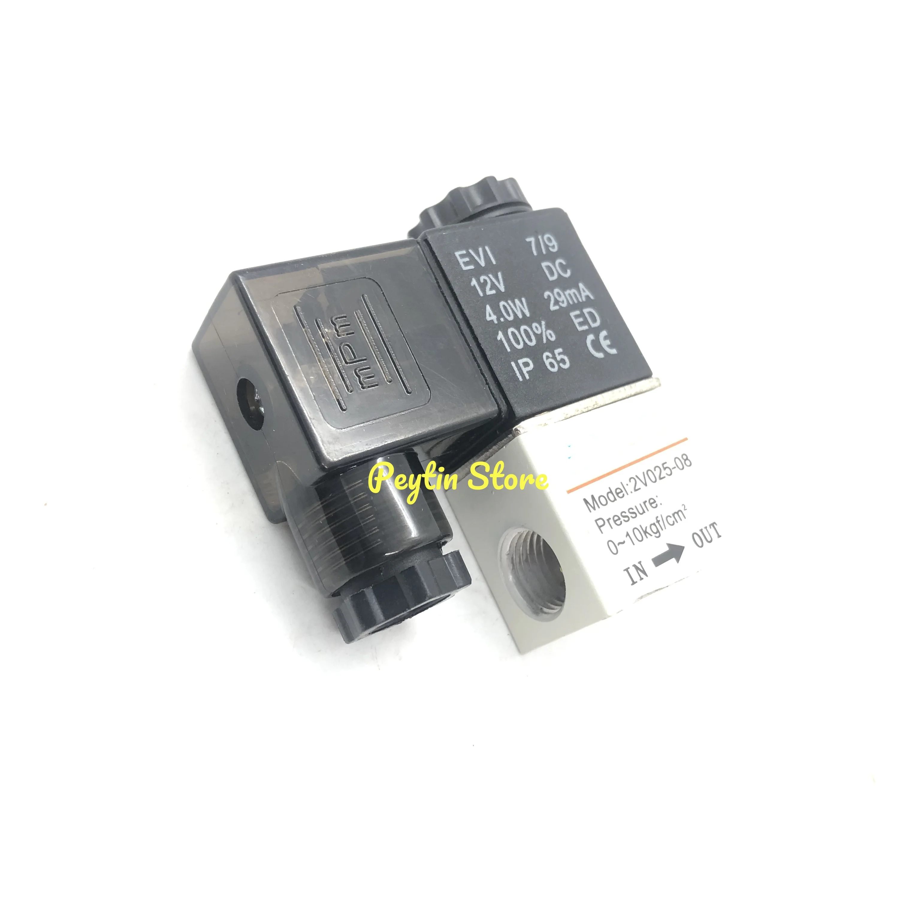 1Pc 2V025-08 Normal Close NC DC12V/24V AC110V AC220V 1/4