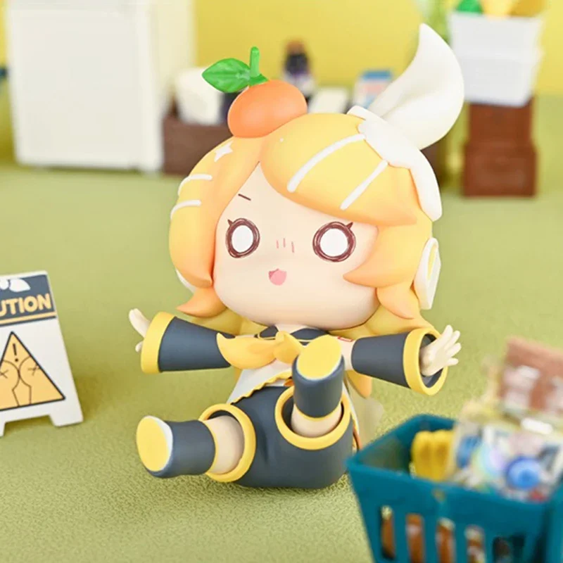 Gefallene Hatsune Miku Serie Figur Kagamine Rin Action Figur Statue Modell Sammlung Spielzeug Dopamin Cartoon Desktop Ornamente