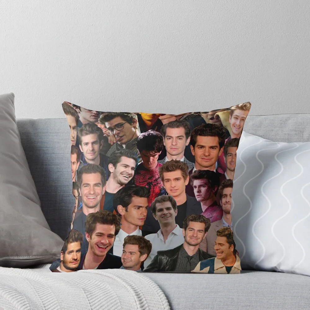 Andrew Garfield Photo Collage Throw Pillow Sofa Cushion Cover bed pillows Sitting Cushion Luxury Cushion Cover pillow