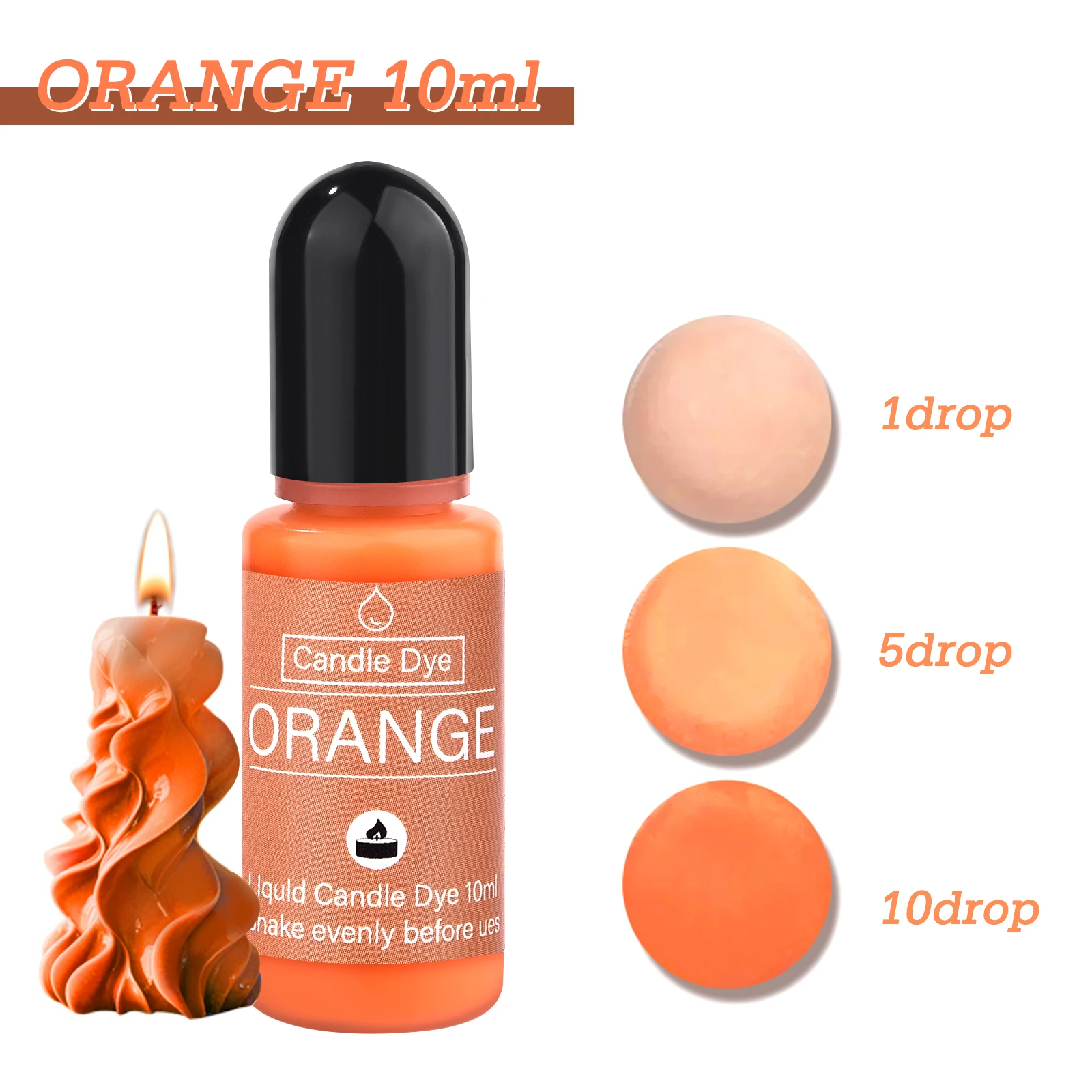 16 Farben Kerzenwachs Pigment Farbstoff Ungiftiges Soja Kerzenwachs Pigment Flüssiger Farbstoff Sojawachs DIY Seifenfarben Kerzenherstellung Zubehör
