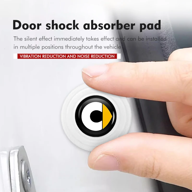 Car Door Shock Absorber Rubber Pads Anti Shock Silicone For Smart Fortwo 451 450 453 Forfour Cabrio Crossblade ROADSTER