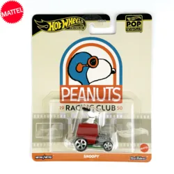 PREMIUM Mattel Hot Wheels Pop Culture HXD63 SNOOPY Car Model Collection Diecast 1:64 Metal Model Cars Toy