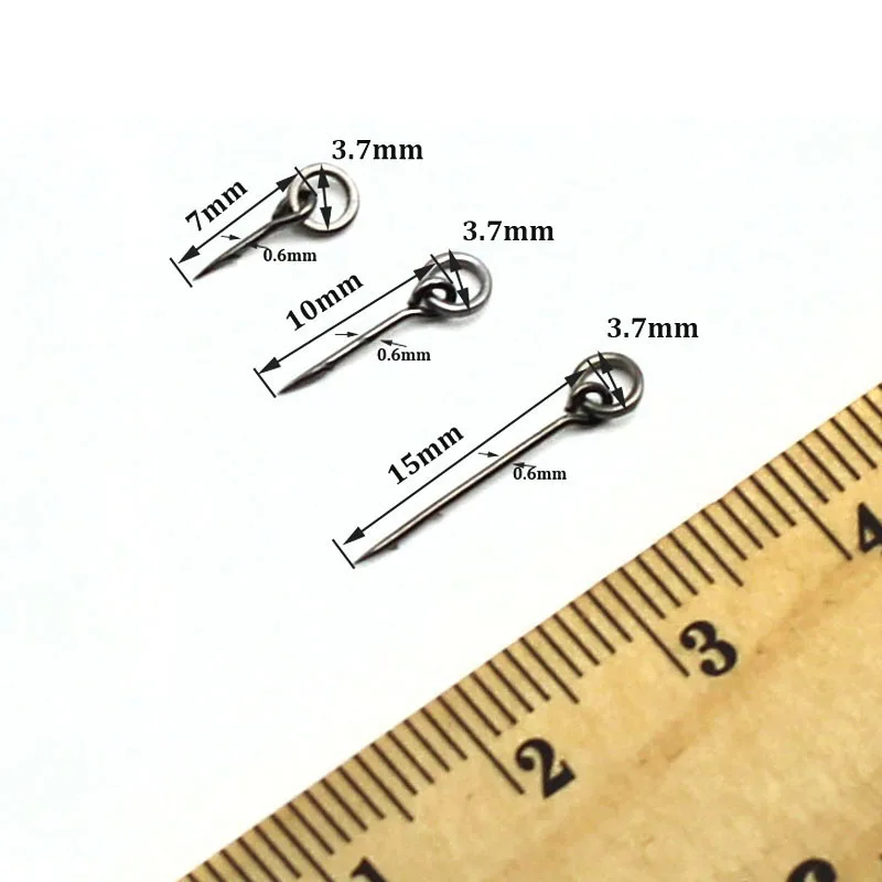 10pcs Carp Fishing Tackle Bait Sting Pin Hiar Chod Zig Rig D-Rig For Carp Fishing Terminal  Tackle Equipment Accessories