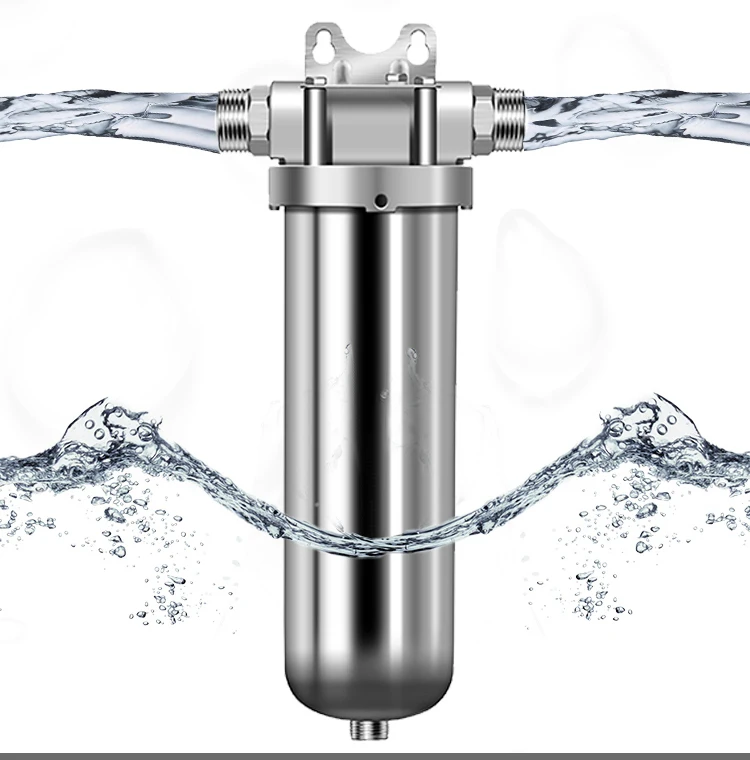 High Flow Stainless Steel Pre-filter 8 Tons Per Hour Output Whole House Water Filtration System