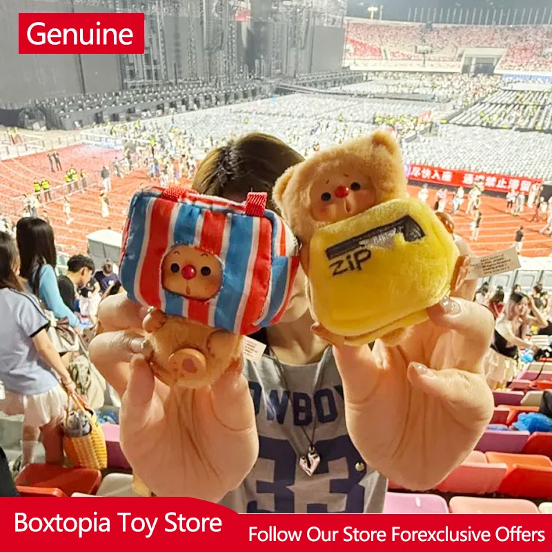 

New Genuine Jotoys Oyo Bear Portable Bag Series Blind Box Bag Pendant Fluffy Collectible Anime Figures Mystery Box Toy Gifts