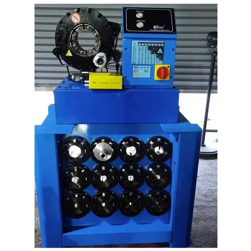New Electric Hydraulic Tubing Pressing Machine Pipe Shrink Machine Greenhouse Hand Frame Steel Pipe Locking Machine Construction