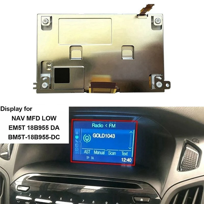 Super Sale 5 Inch LCD Display Screen Panel for Ford Fiesta Focus Kuga Ranger C-Max LQ050T5DG01 Car Navigation DVD Player