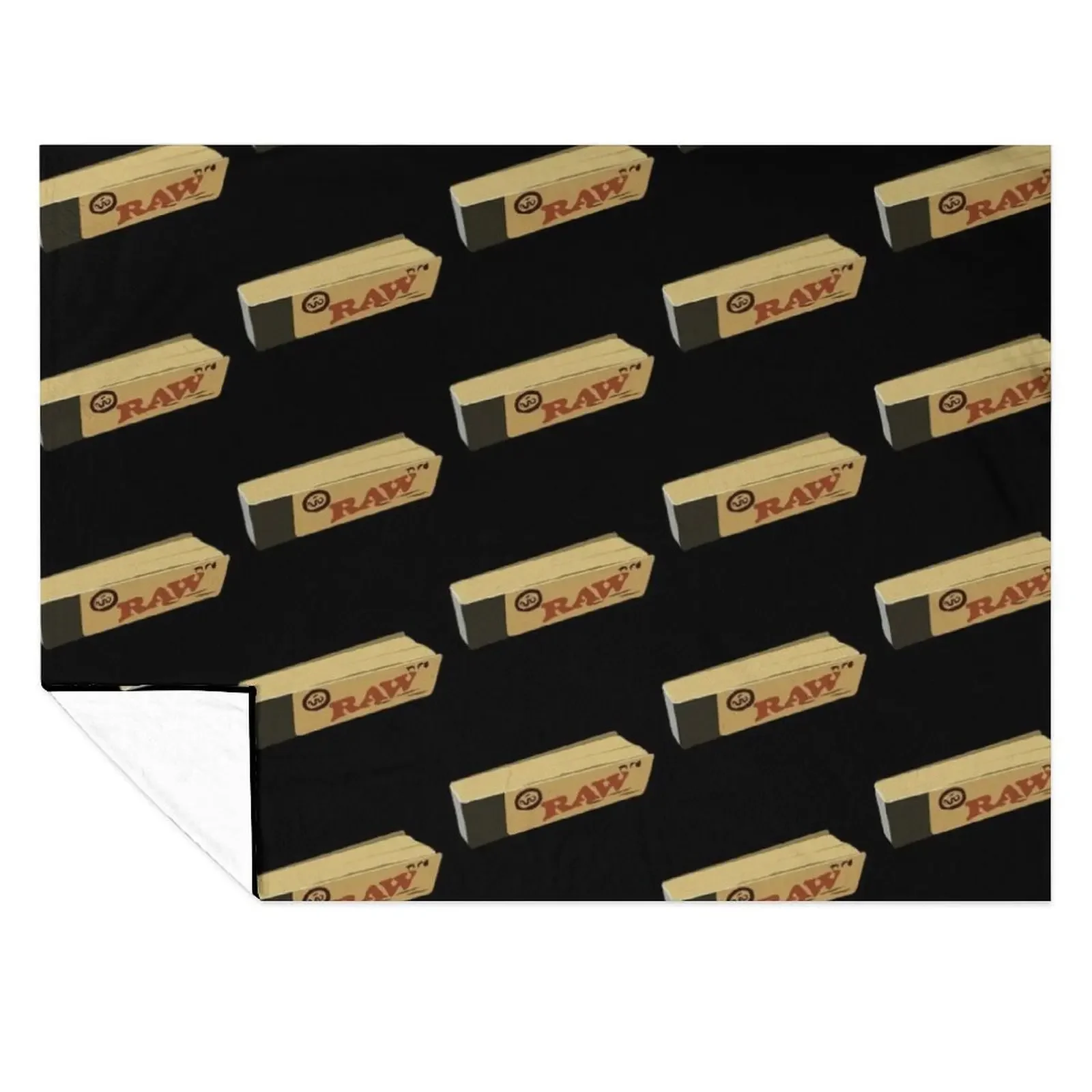 

“Raw” joint rolling paper design Throw Blanket Retros Decorative Beds Softest Moving Blankets