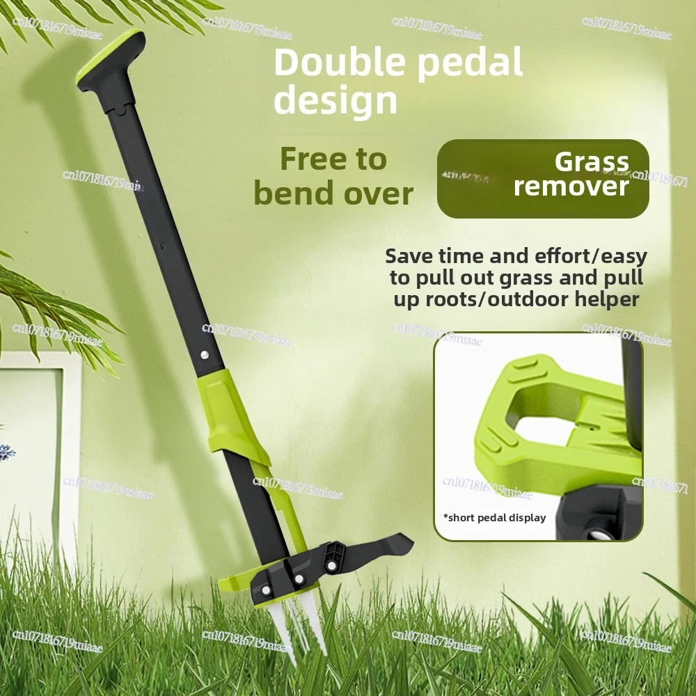 Removable Garden Weed Removal Tool Labor-saving No-bend Weed Puller