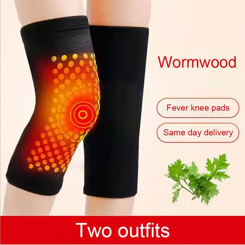 Warm Knee Pads Polyester Fiber Safety Elastic Fit Comfortable Healthy Household Leggings One Size Fits All Simple Convenient