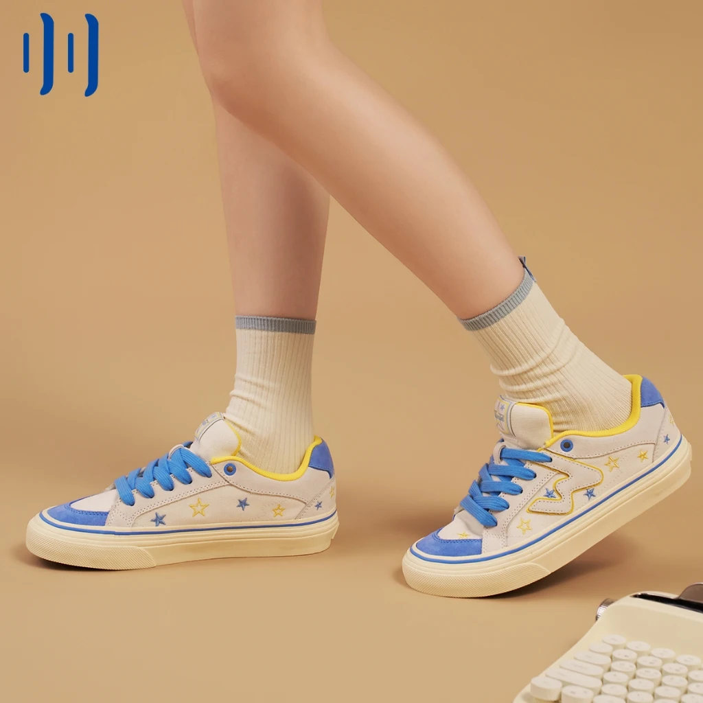 Ollieskate Star Series Color Block Girly Low Top Skateboard Shoes Wear Resistant Balanced Casual Sneakers Unisex For Men Women