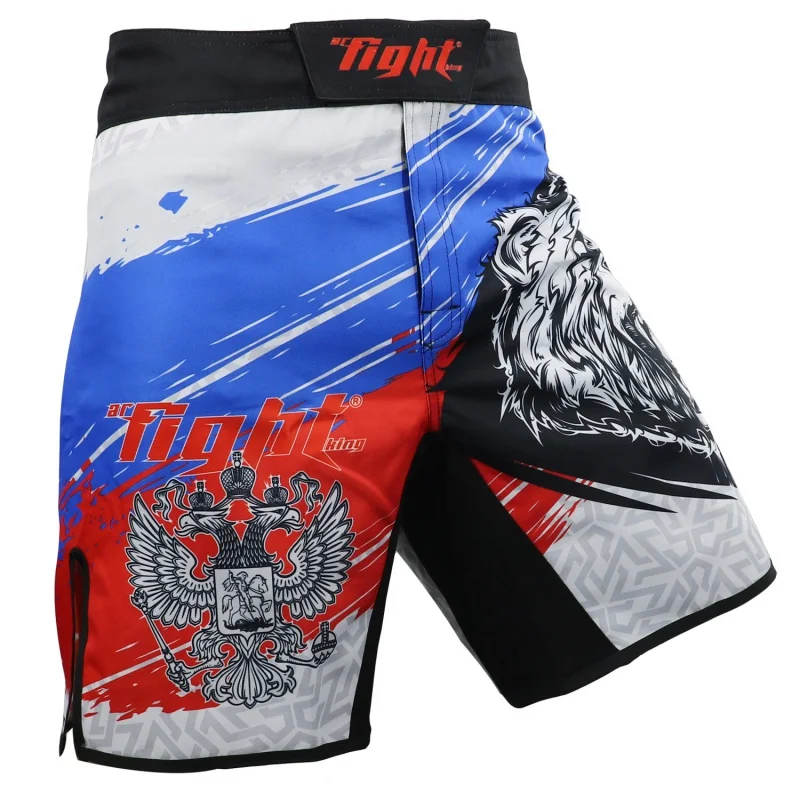 

MMA Fight Sports Bear Eagle Быстросохнущие комплексные боевые тренировочные шорты Фитнес Джиу Хирургические брюки для бега