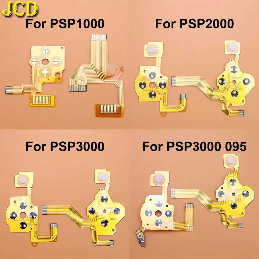 JCD L R Left Right Button Flex Cable For PSP 1000 2000 3000 PSP1000 PSP2000 PSP3000 095 Conductive Film Cross Power Ribbon Cable