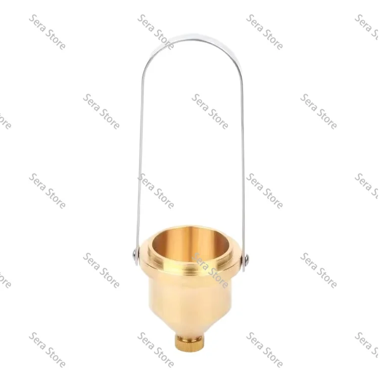 Viscosity Cup, Portable Viscosity Meter  Paint Paint Copper Cup Portable/Desktop No. 4