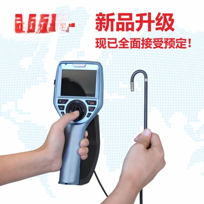 Car high-definition endoscope photography video, auto repair endoscope 360 degrees arbitrary bending high temperature resistance