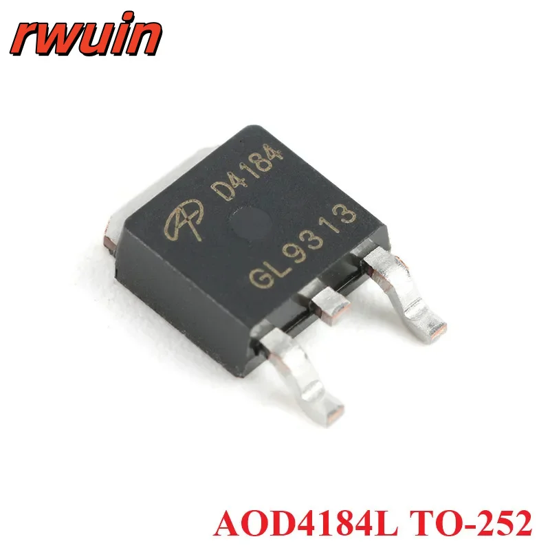 10Pcs/5pcs AOD4184 D4184 AOD4184L TO-252 N-channel 40V/50A SMD MOSFET MOS Tube FET Field-effect Transistor Chip IC New Original