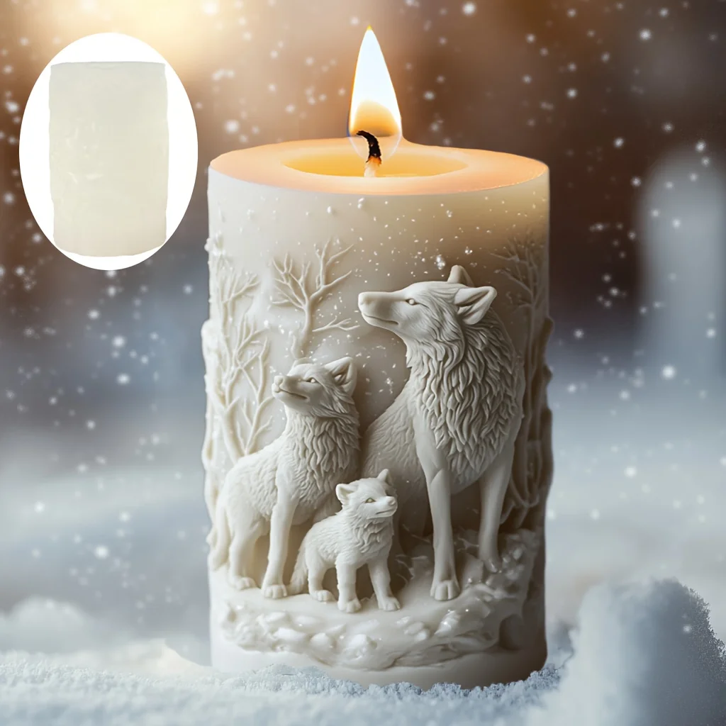 

Рождественский волковый клан, семейная свеча, силиконовая форма, Хэллоуин, волковый клан, рельефная смола, гипсовая глина, бетонные силиконовые формы для рукоделия