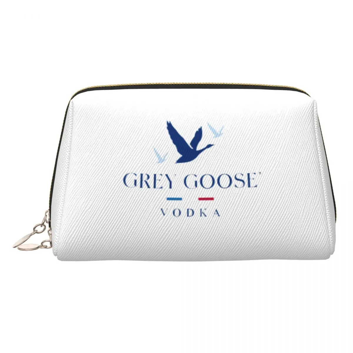Grey Goose Vodka Women Cosmetic Bag Travel Makeup Organizer Pouch Toiletry Storage Dopp Kit Box