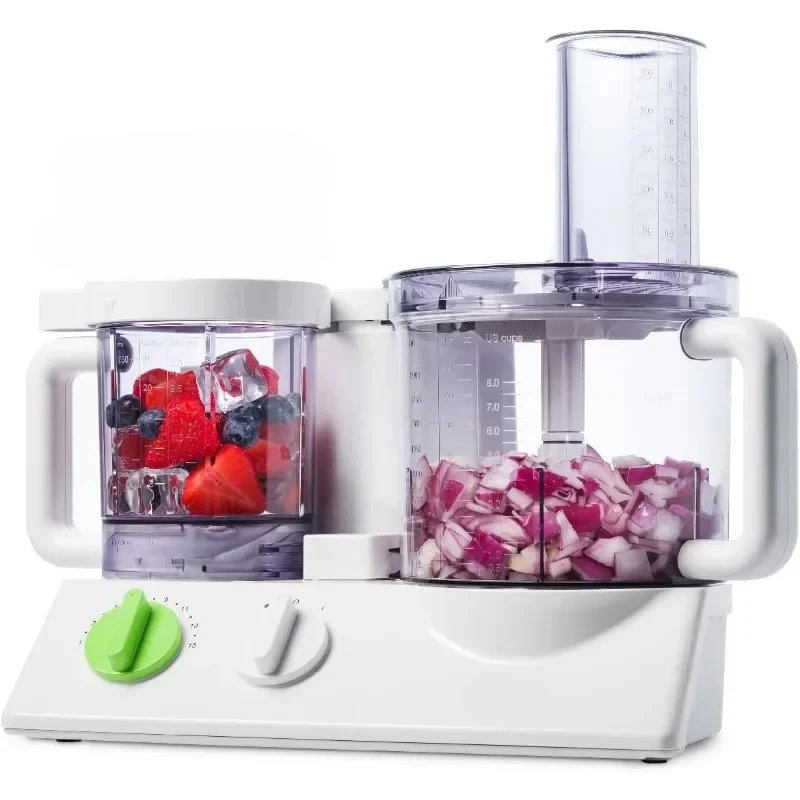 12 in 1 Multi-Functional Food Processor Kitchen System with Dual Control Technology Chopper Blender Juice Extractor