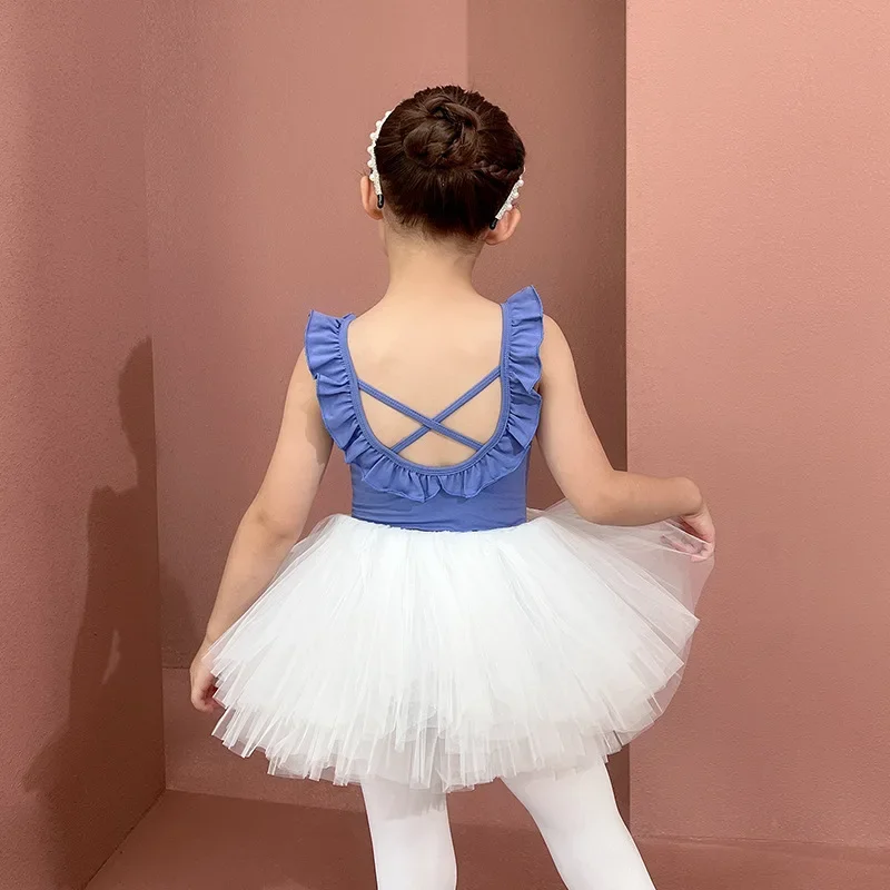 Kids Ballet Leotard Dance Wear Child Bodysuit Dance Costume Gymnastics Leotard Dance Party Dress Performance Ballerina Costumes