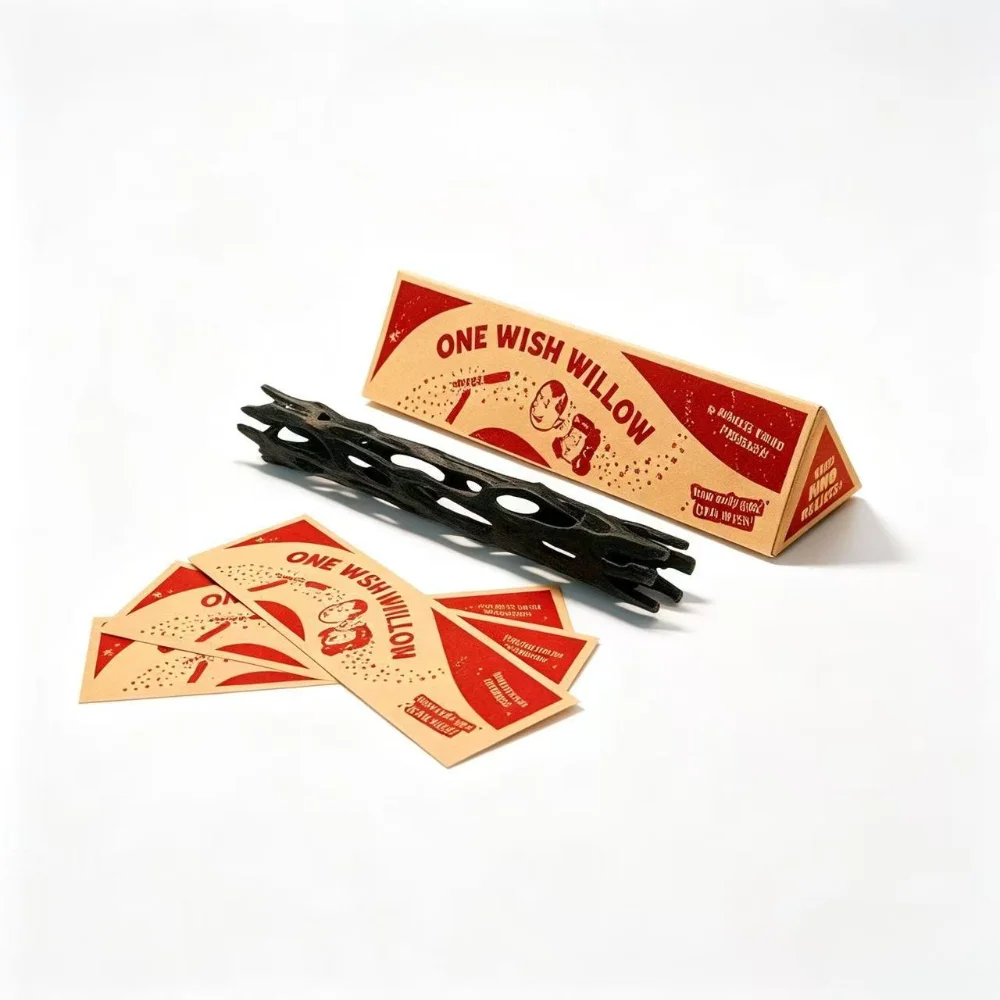 One Wish Willow Snap Stick, 3D Printed Props, Ideal Gag Gift for Halloween, White Elephant Gift Exchange