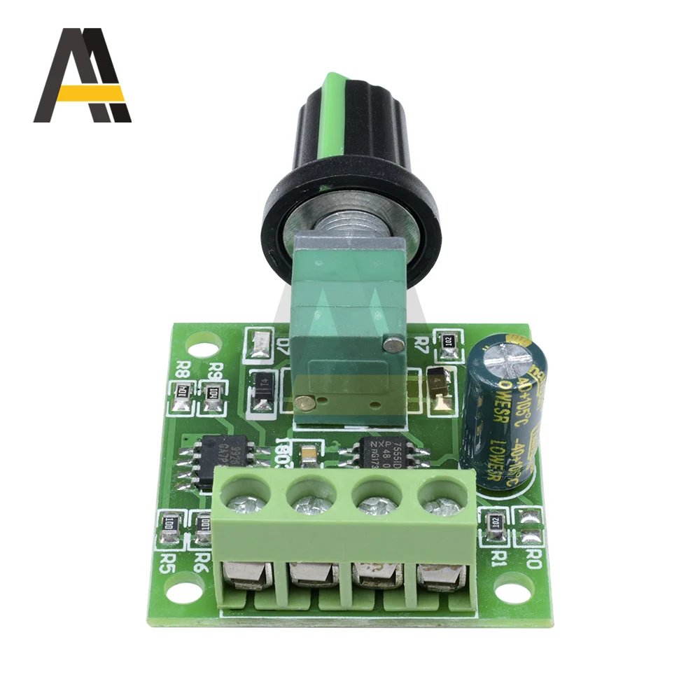 Velocidad del motor de CC PWM ​ ​ Regulador 1,8 V 3V 5V 6V 12V 2A 1803BK PWM Controlador de velocidad del motor Interruptor regulador de velocidad del motor de bajo voltaje