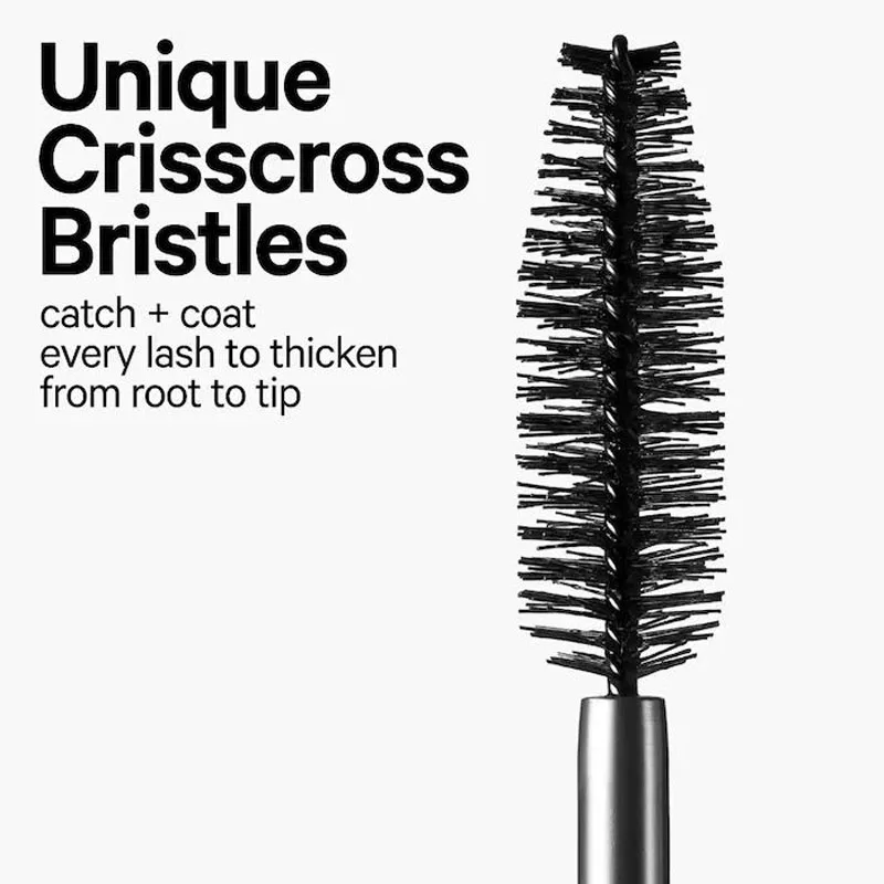 3ml ที่ไม่ซ้ํากัน Crisscross Bristles KUSH Liquid มาสคาร่า Quick DRY Lasting Waterproof Eyelash Mask Curling ขนตาหนานมแต่งหน้า